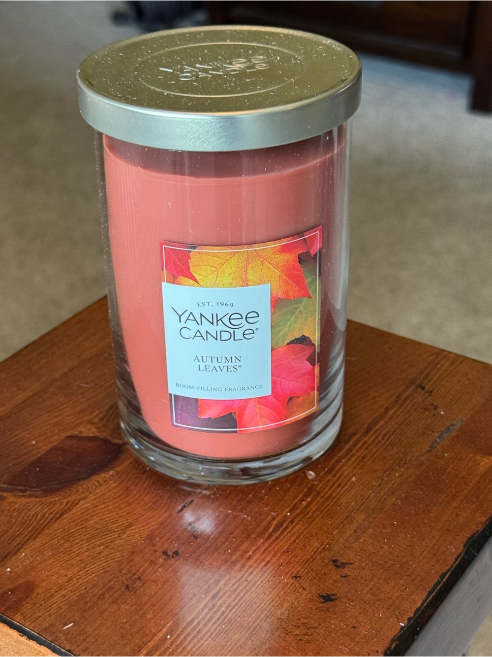 Yankee Candle Large Tumbler- Autumn Leaves 2 Wick Candle